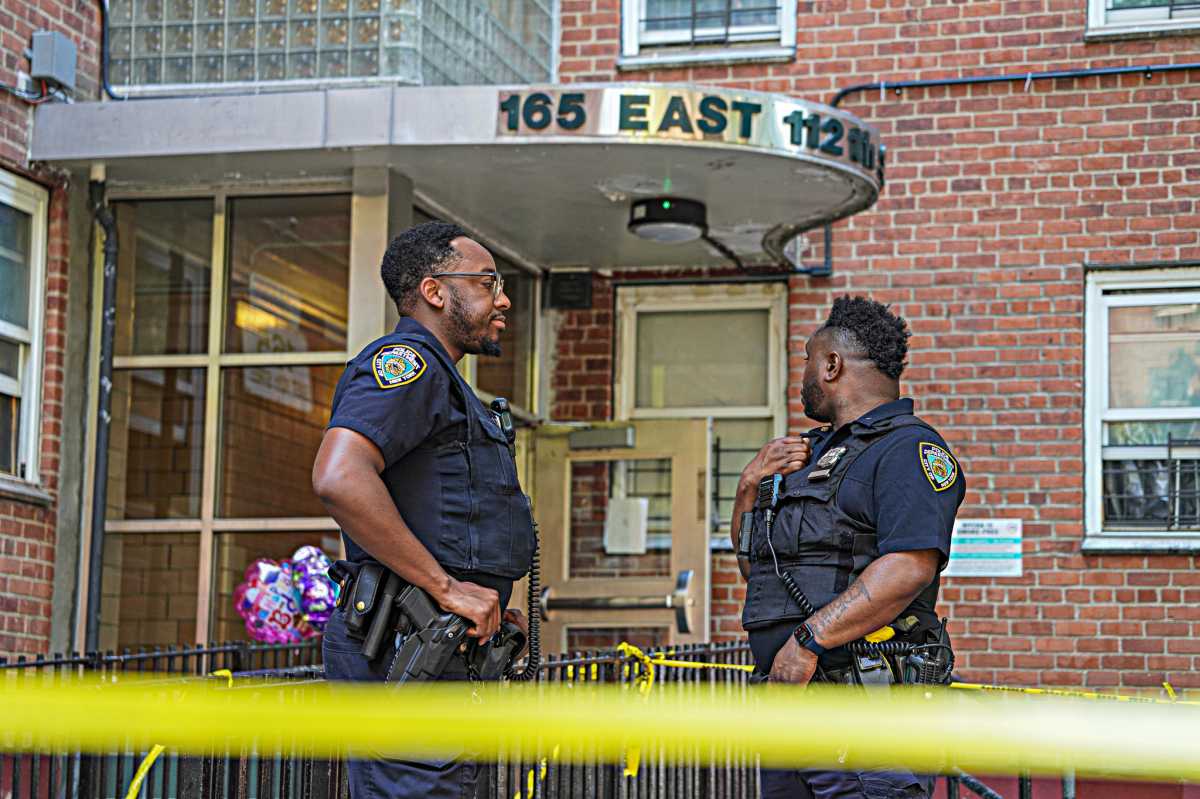 Police in East Harlem at scene of domestic shooting