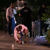 Detective at scene of Brooklyn shooting