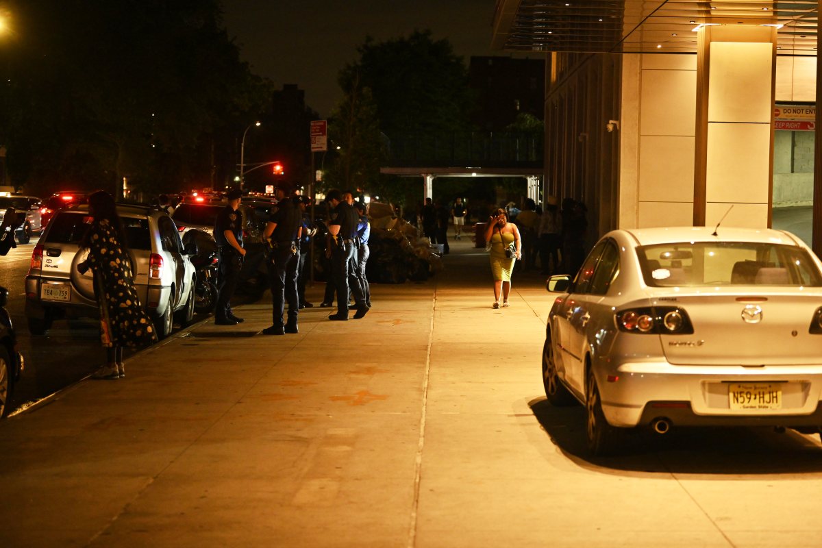 Scene of a Brooklyn shooting