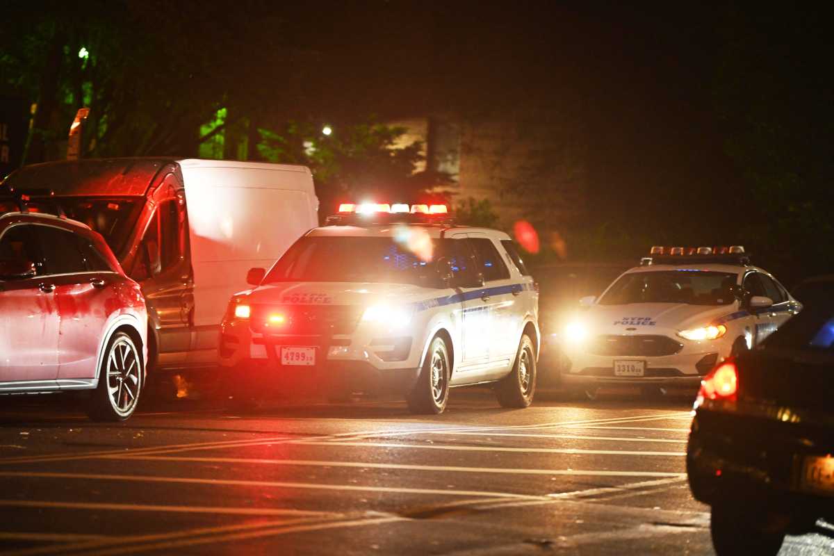 Police at crime scene
