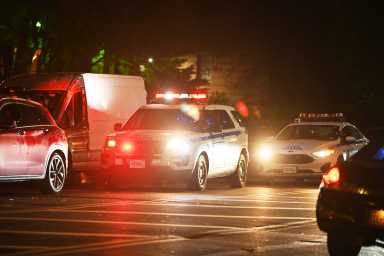 Police at crime scene