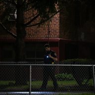 Shooting scene in Brooklyn