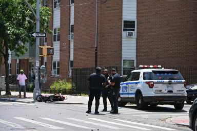 Police at crime scene
