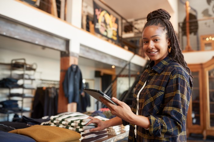 Online small business owner