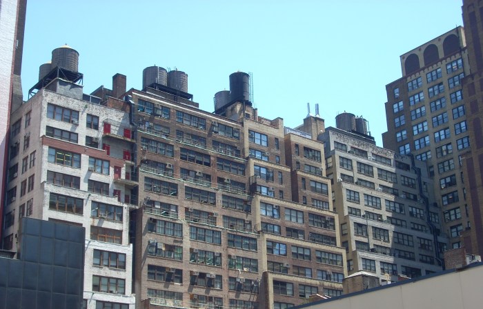 Housing buildings in NYC