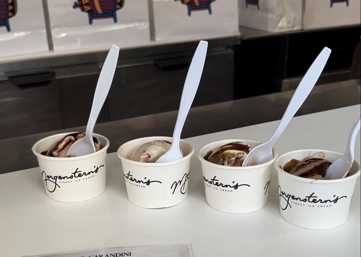 Four Ice Cream Cups