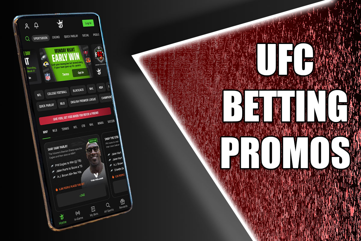 UFC betting promos Use 4.8K+ in bonuses for UFC 303 on DraftKings