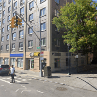 commercial area in the Bronx during the day