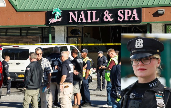 Site on Long Island where Queens police officer was killed in drunk driving crash