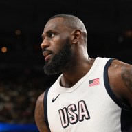 LeBron James Team USA Olympics flagbearer