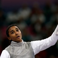 Lauren Scruggs of Queens wins silver medal in fencing