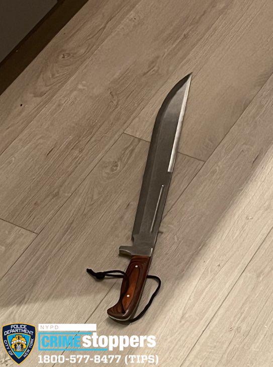 Bronx cops shot and injured a man in Mott Haven Wednesday night who charged at them with a machete during a domestic dispute call, authorities said