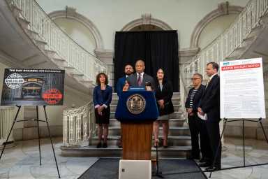 Mayor Eric Adams' administration was sued this week over allegations it threatened New Yorkers with water shut-offs who had legal exemptions. Friday, July 26, 2024.