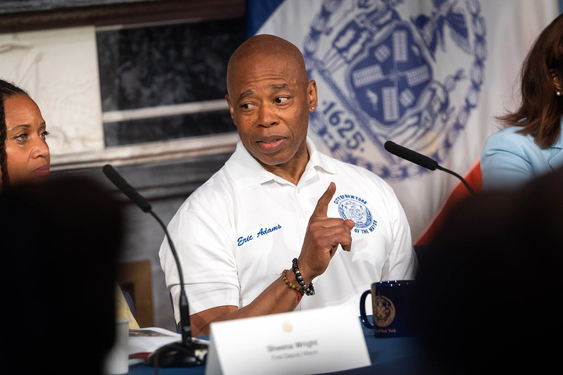 Mayor Eric Adams.