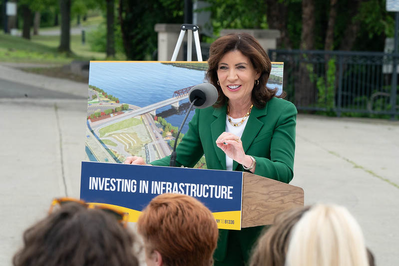Hochul reafirms support for Biden’s presidential run, declares herself ‘champion’ of MTA