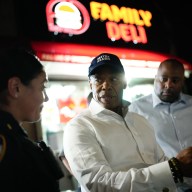 Mayor Adams at cannabis raid in the Bronx