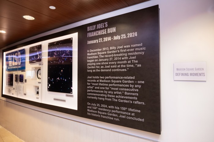Madison Square Garden debuts 'Defining Moments' exhibition amid Billy Joel's final residency show 7