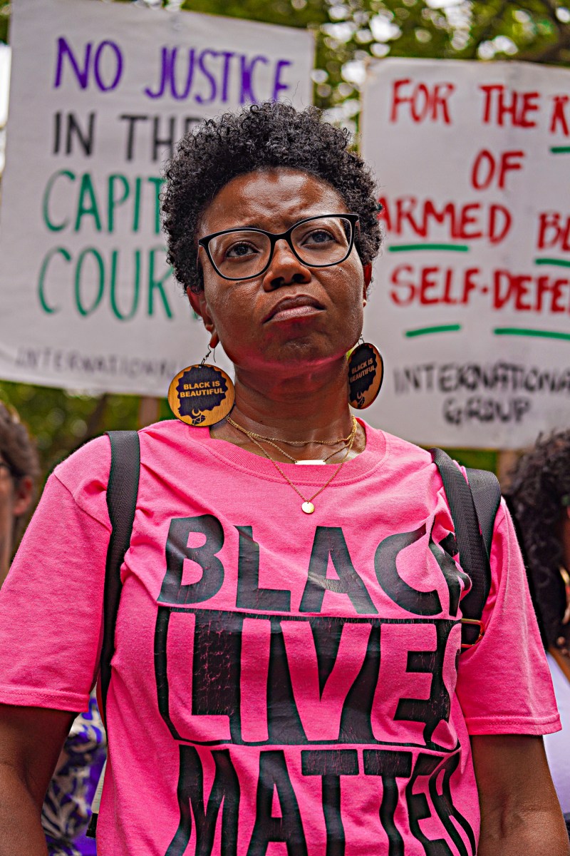 Greenwich Village vigil for Sonya Massey brings tearful rebuke of police brutality 12