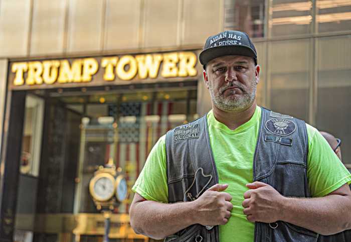 New Yorker standing outside Trump Tower day after assassination attempt