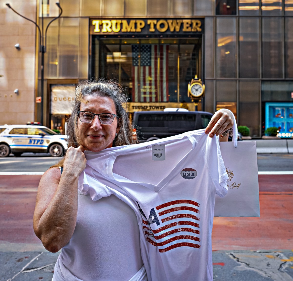 Outside Trump Tower, New Yorkers vent against hateful political rhetoric day after Trump assassination attempt in Pennsylvania 12