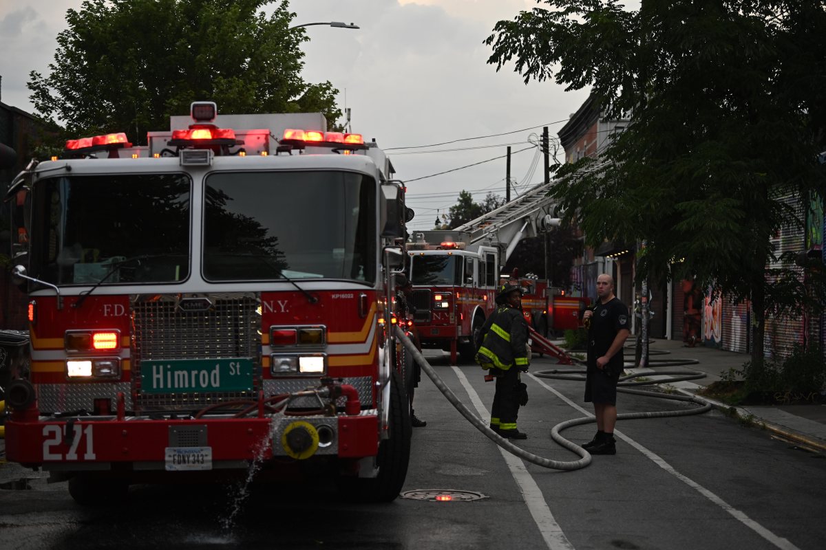 A fire broke out in the rear second floor of Brooklyn Made Presents