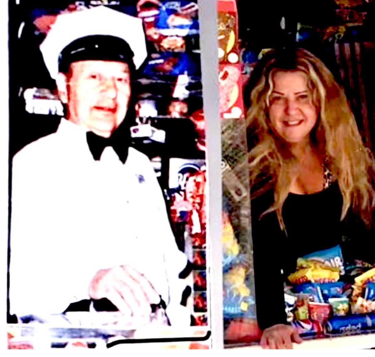 National Ice Cream Day | Brooklyn's Sweetest: Meet Maria the Ice Cream Girl 9 Maria in her truck with a photo of her late father on the outside