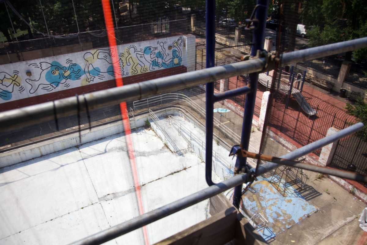 The rec center pool