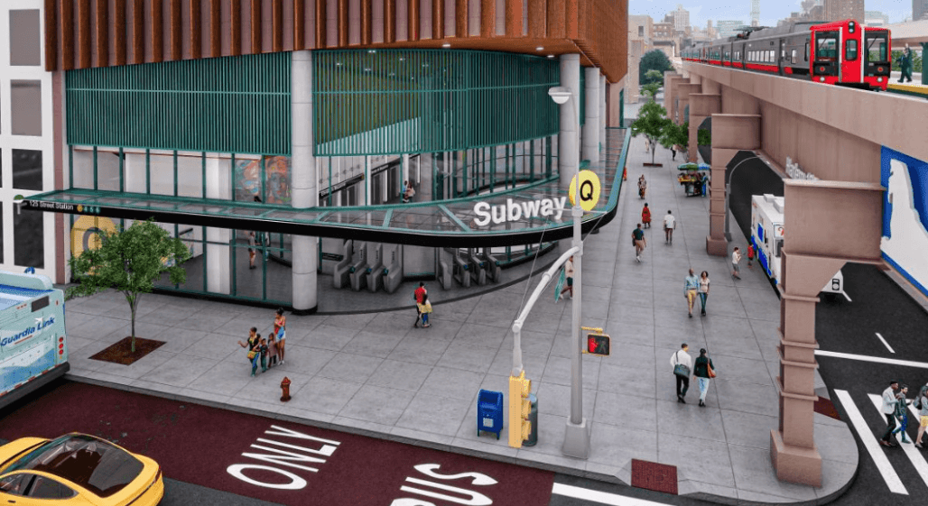 Second Avenue Subway extension to East Harlem will continue, but could hit snag if feds don't restore funds soon: MTA 2 rendering of Second Avenue Subway extension station