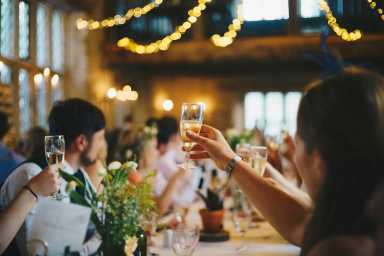A women drinking wine