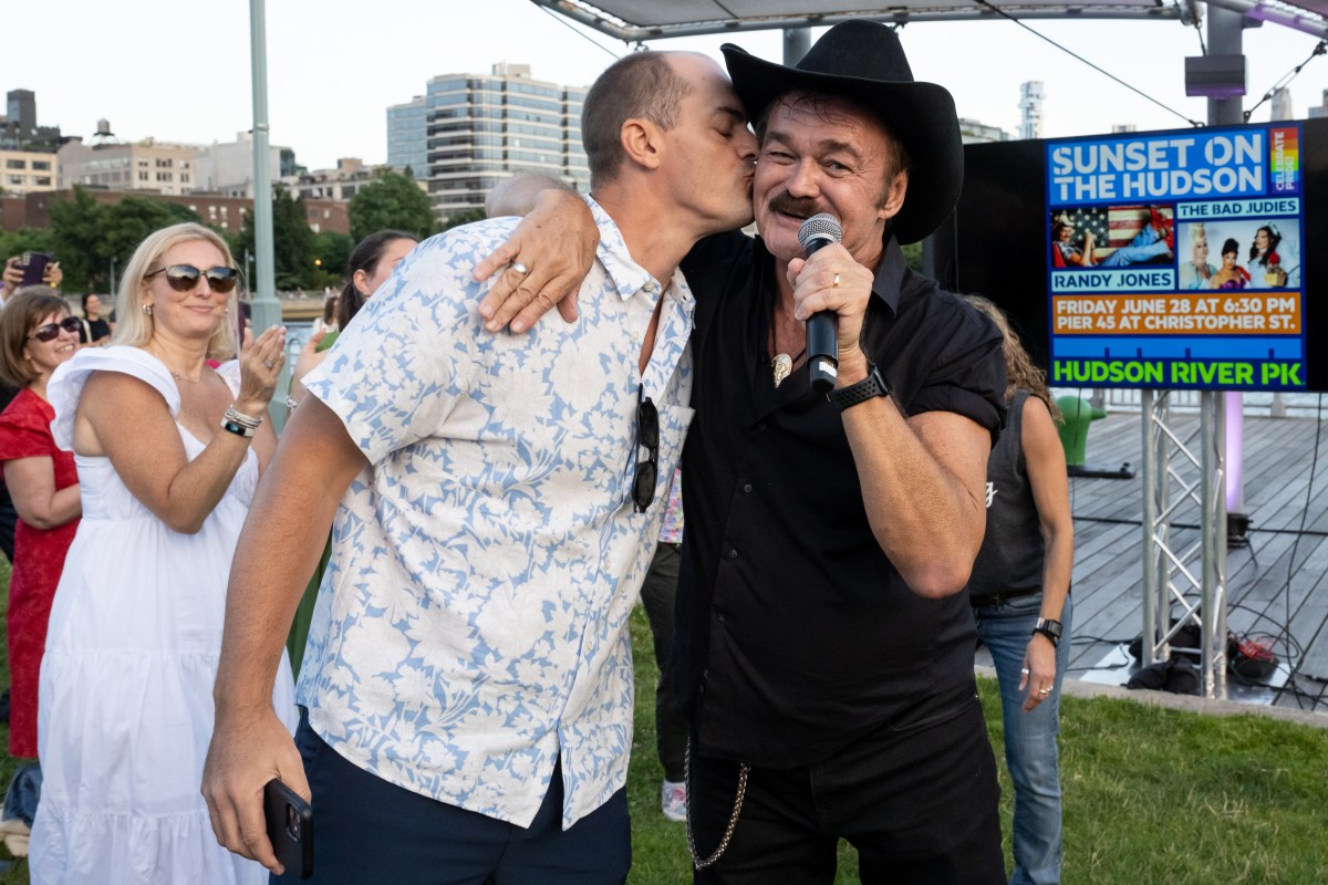 'No need to feel down' as Randy Jones of the Village People and The Bad Judies kicked off Pride weekend at Hudson River Park 12