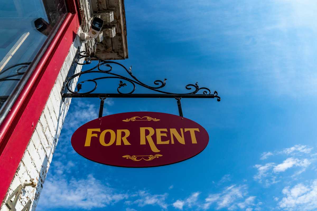 For Rent sign board