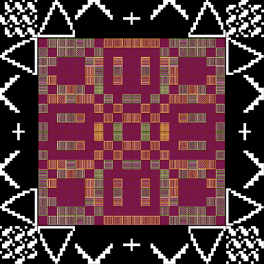 Digital quilt square depicting a dream from cosmologyscape.com by Kite and Alicia B