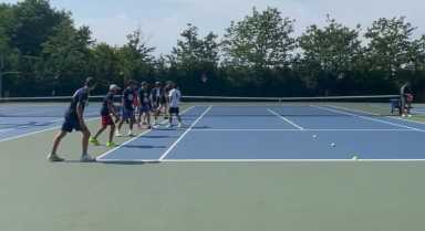 tennis ball crew tryouts lead