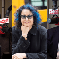 WNYC radio hosts in their studios