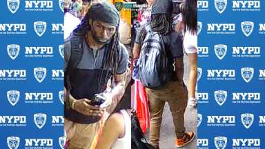 Images of the East Harlem pervert who, cops said, ejaculated on a woman during a June encounter on a local street.