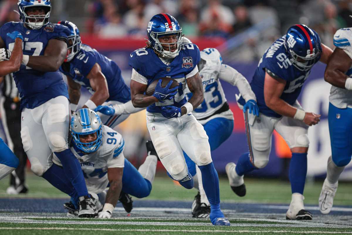 Eric Gray Giants Lions