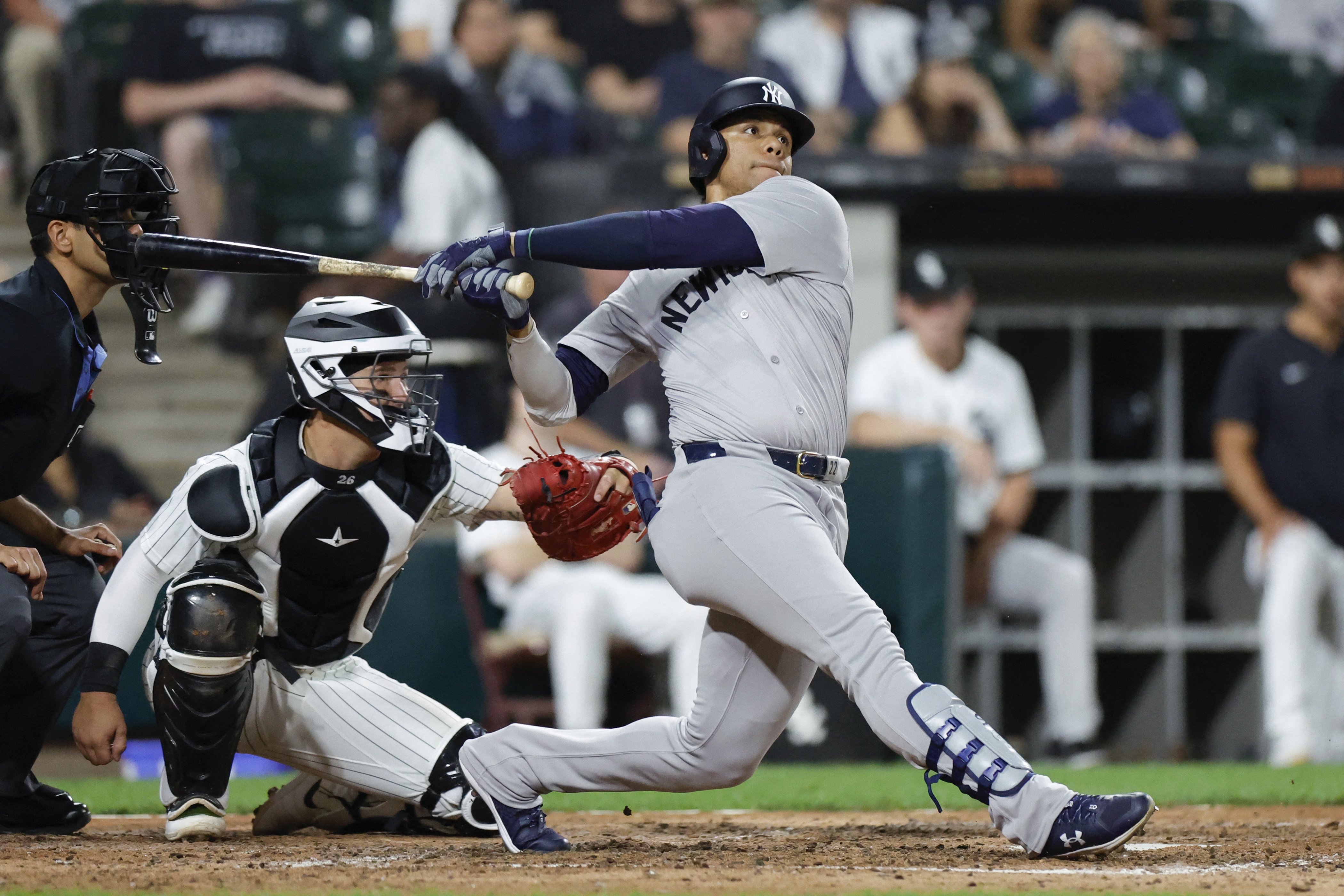 Does Yankees' Aaron Judge have 2024 AL MVP locked up already? 3 Juan Soto Yankees White Sox
