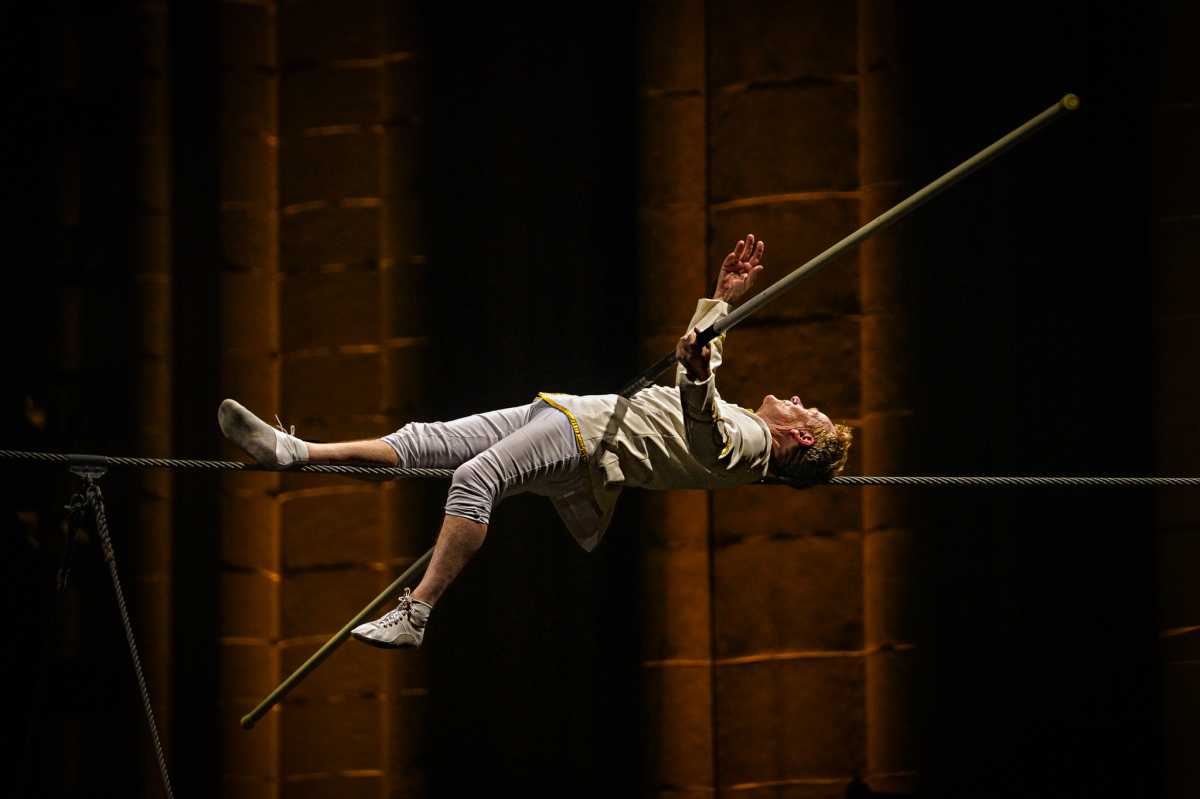 At 74-years-old, Philippe Petit once again defied the odds.