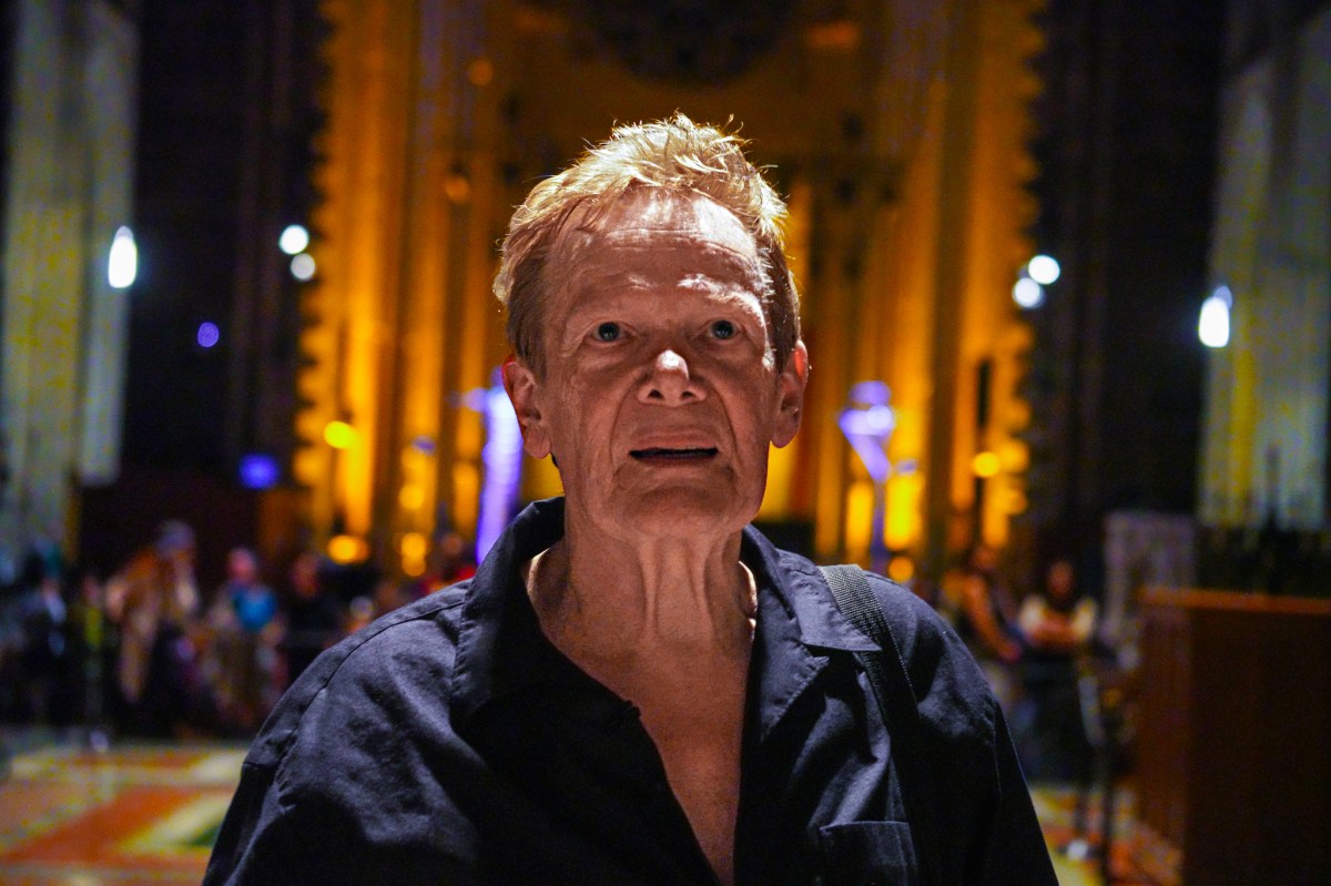 Famed tightrope walker Philippe Petit marks 50th anniversary of historic high wire walk between Twin Towers with artistic performance 2