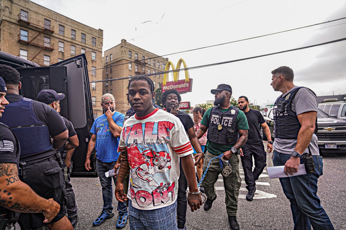 Exclusive | Drill rapper Nay Benz and slew of Slaughtery gang members cuffed for terrorizing the Bronx in NYPD takedown 12
