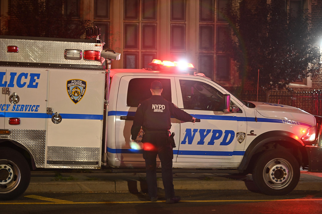 Police at crime scene