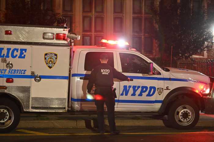 Police at crime scene
