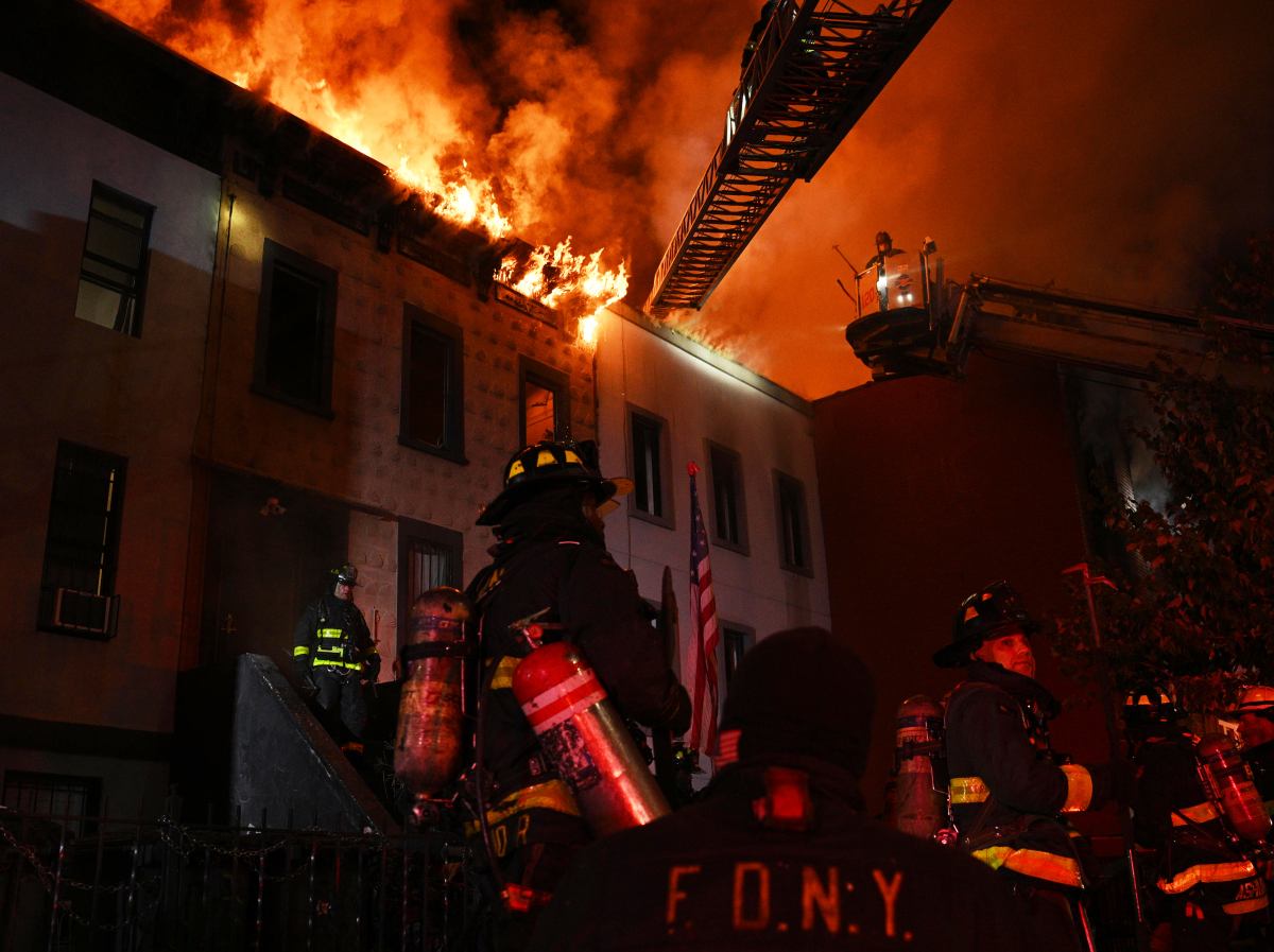 Fire fighters