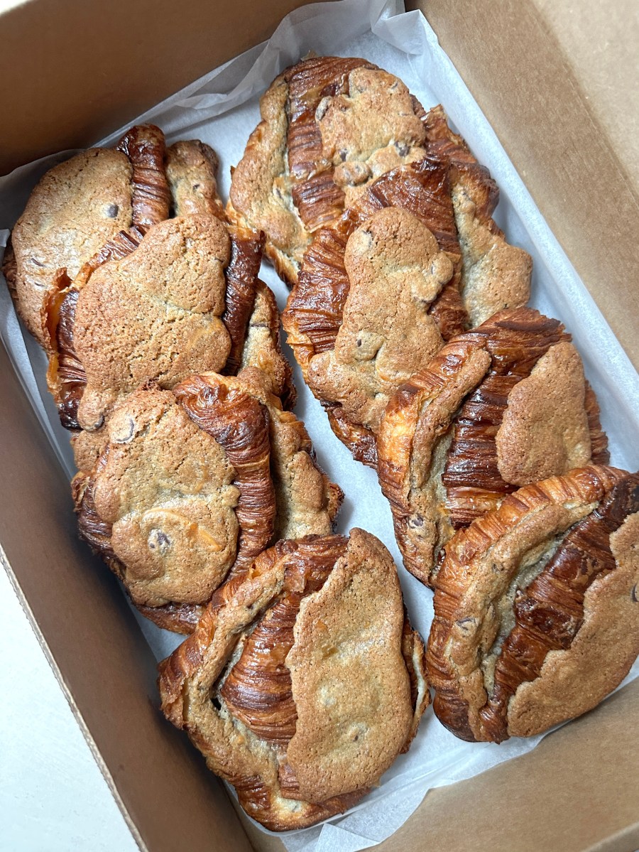 There's a new lineup of croissants at Ole & Steen Bakery's Upper East Side store that's going viral 4 Ole & Steen's Cookie Croissant.