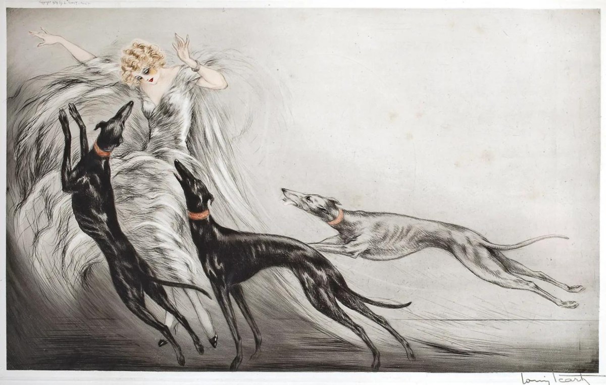 Retrospective of an art dealer: Icart, my mother, and the cultural DNA that made me 2 Hunting with Hounds II-- Louis Icart
