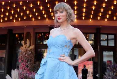 Taylor Swift attends a premiere for Taylor Swift: The Eras Tour in Los Angeles, California, U.S., October 11, 2023.