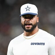 Cowboys QB Dak Prescott out of uniform during preseason game Giants rumors