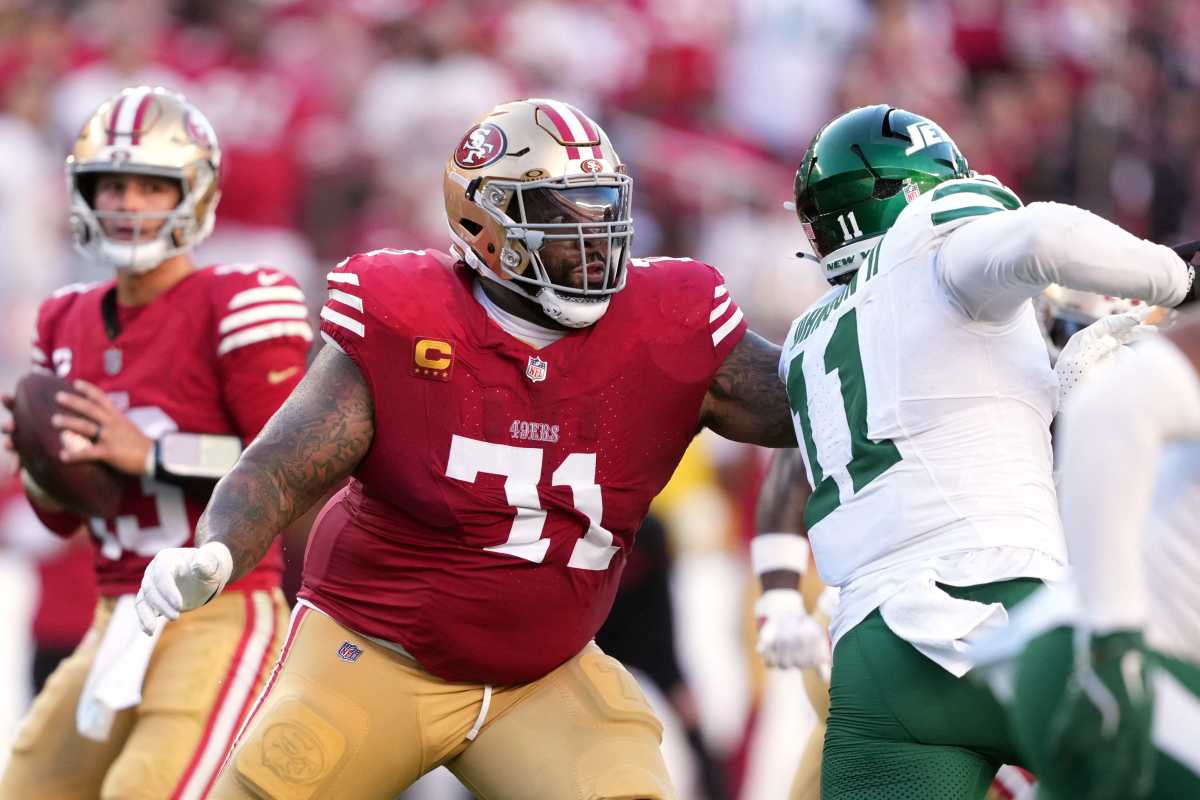 Trent Williams Jets 49ers Week 1 Jermaine Johnson