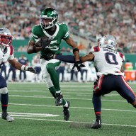 Garrett Wilson Jets Patriots touchdown