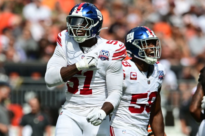 2024 NFL Week 4 odds: Giants 6-point underdogs vs. Cowboys on TNF, Jets heavy favorites 2 Giants defense Azeez Ojulari
